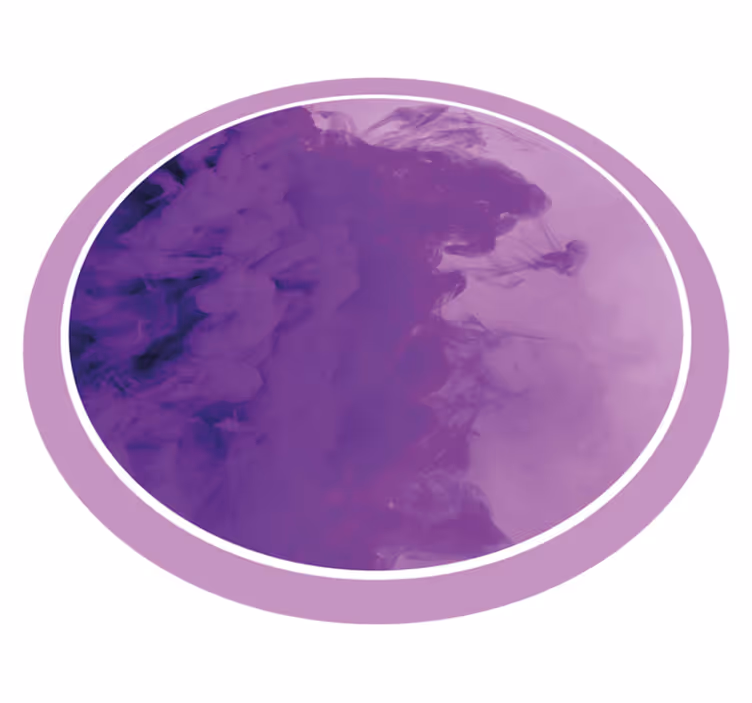 Fialový vír abstrakt Kulatý vinylový koberec - TenStickers