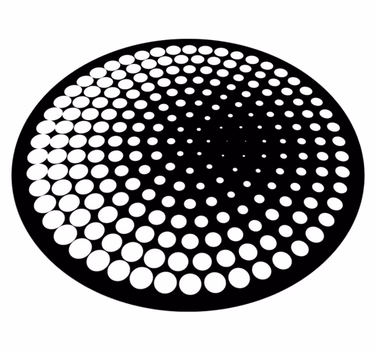 Tečkovaný vzor Geometrický vinylový koberec - TenStickers