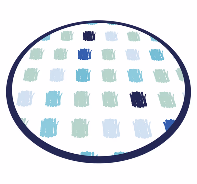 Modré tahy barvy Minimalistický vinylový koberec - TenStickers