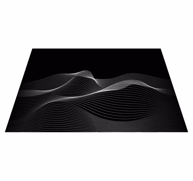 Plynulé čárové vzory Moderní vinylový koberec - TenStickers