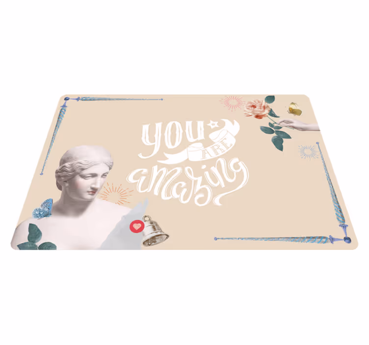 Jsi úžasný/á Vinylový koberec s frázemi - TenStickers