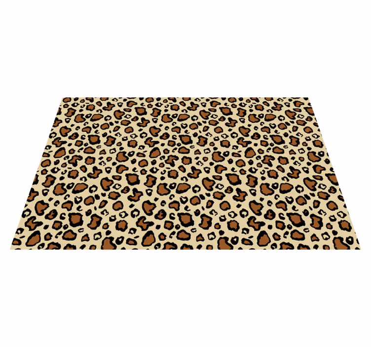 Motiv leopardí skvrny Vinylový koberec se zvířecím potiskem - TenStickers