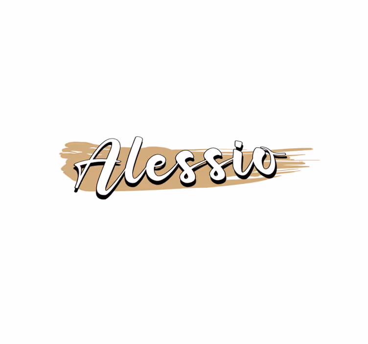 Stylový abstraktní design Vinylový koberec se jmény - TenStickers