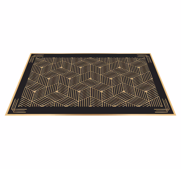 Stylový vzor Geometrický vinylový koberec - TenStickers