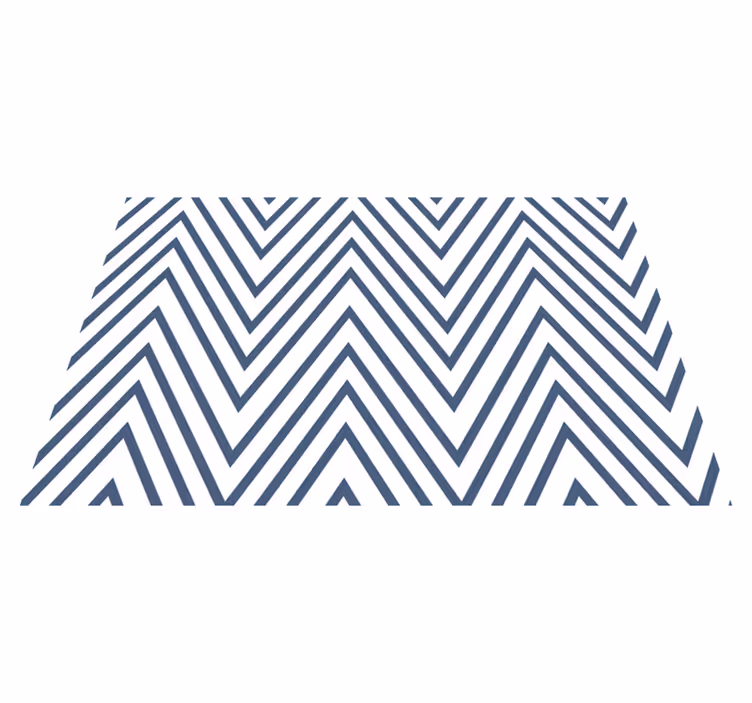Výrazný šípový vzor Geometrický vinylový koberec - TenStickers