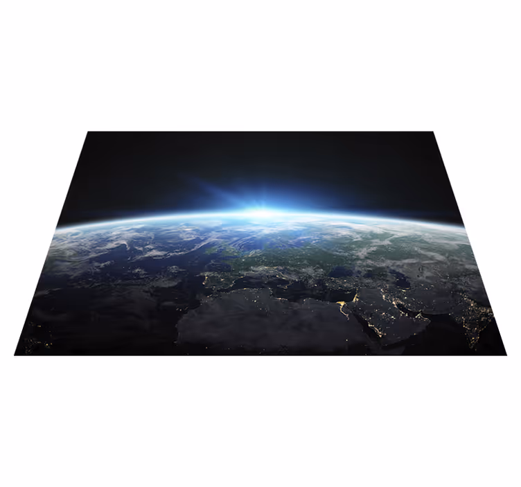 Vesmírná planeta astronomie koberec do ložnice - TenStickers