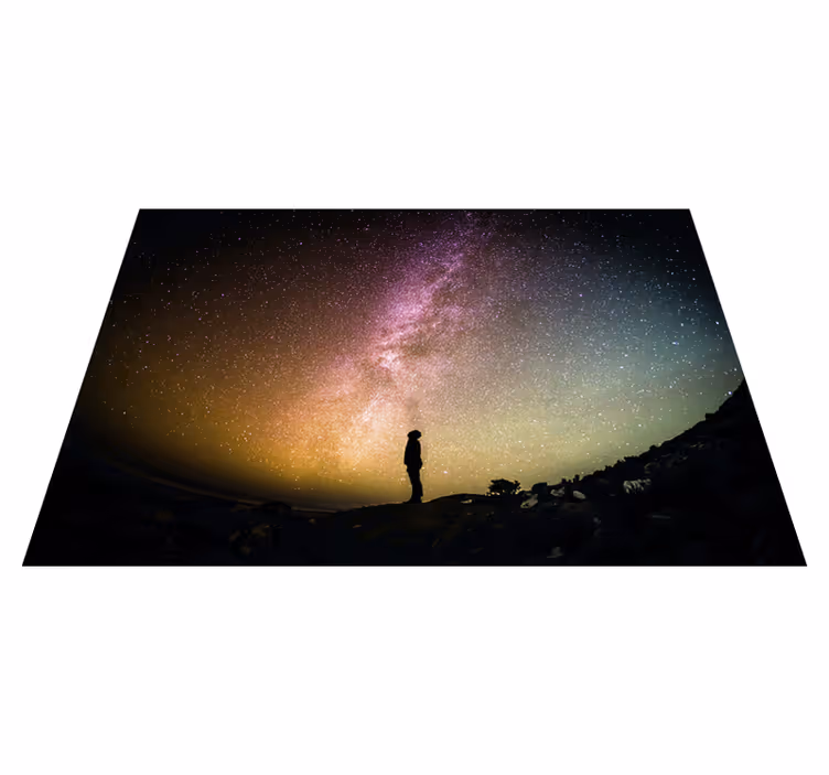 Nebeská krajina Přírodní vinylový koberec - TenStickers