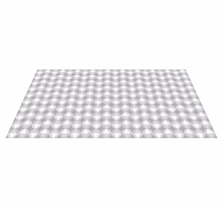 Kulatý geometrický motiv Mozaikový vinylový koberec - TenStickers