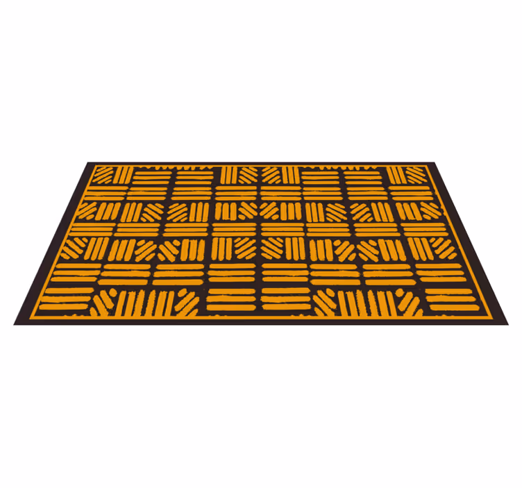 Abstraktní geometrický vzor Etnický vinylový koberec - TenStickers