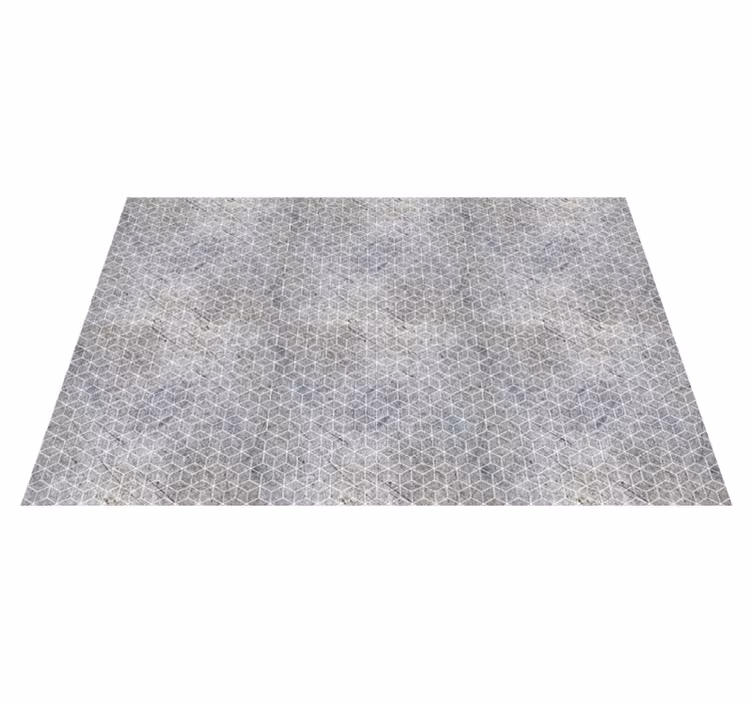 Geometrický cementový vinylový koberec pro domácí kancelář - TenStickers
