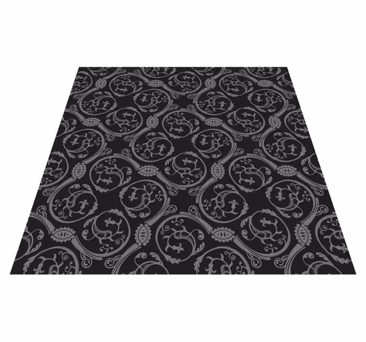 Zdobený vzor mandaly Mandala vinylový koberec - TenStickers