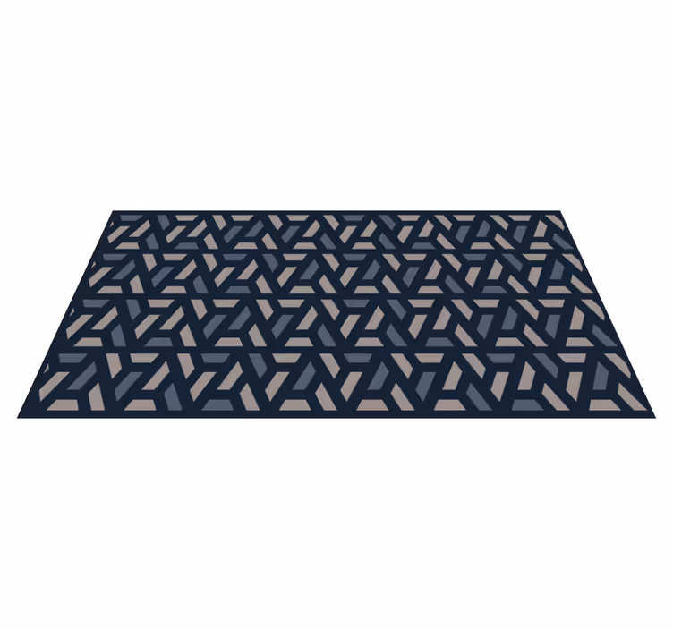 Do sebe zapadající úhly Geometrický vinylový koberec - TenStickers