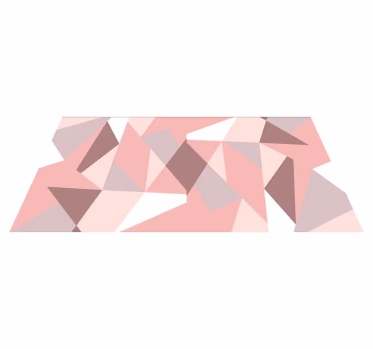 Geometrický trojúhelník vzor Geometrický vinylový koberec - TenStickers