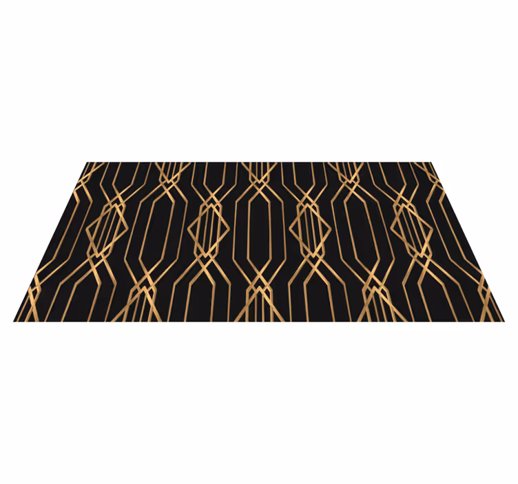 Elegance ve stylu art deco Geometrický vinylový koberec - TenStickers