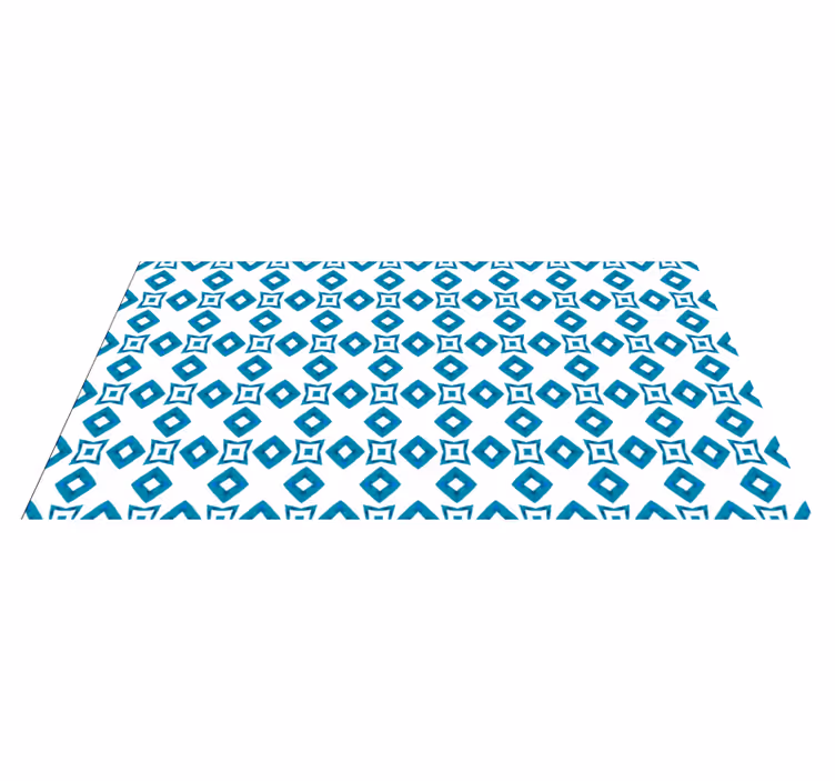 Diamantový motiv Geometrický vinylový koberec - TenStickers
