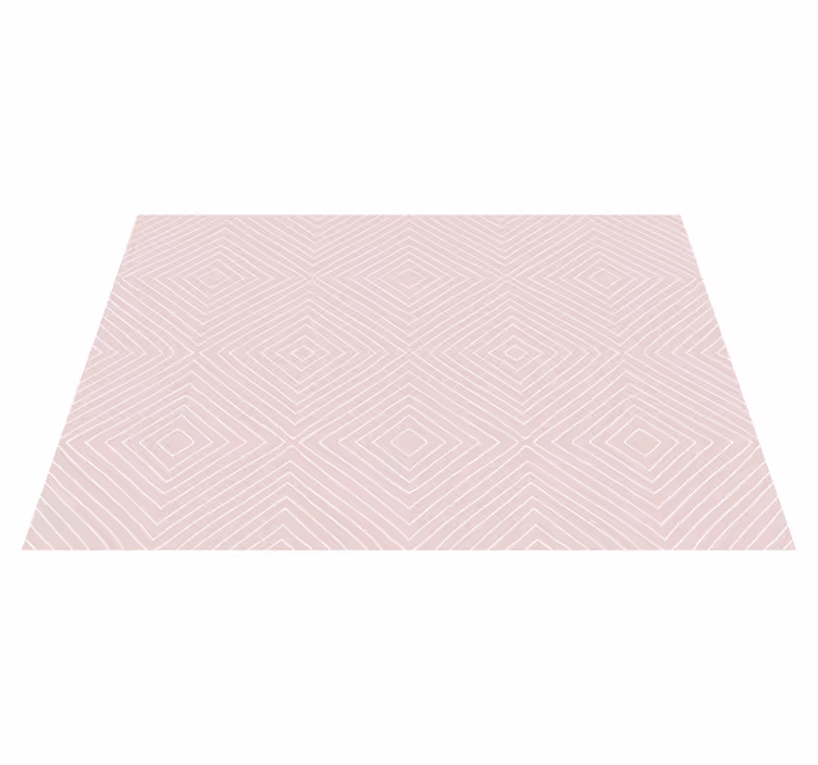 Diagonální diamanty Geometrický vinylový koberec - TenStickers