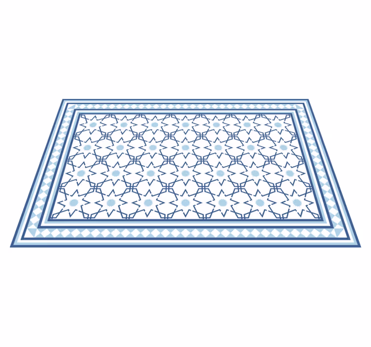 Kachlová geometrický vzor Vinylový koberec s efektem dlaždic - TenStickers