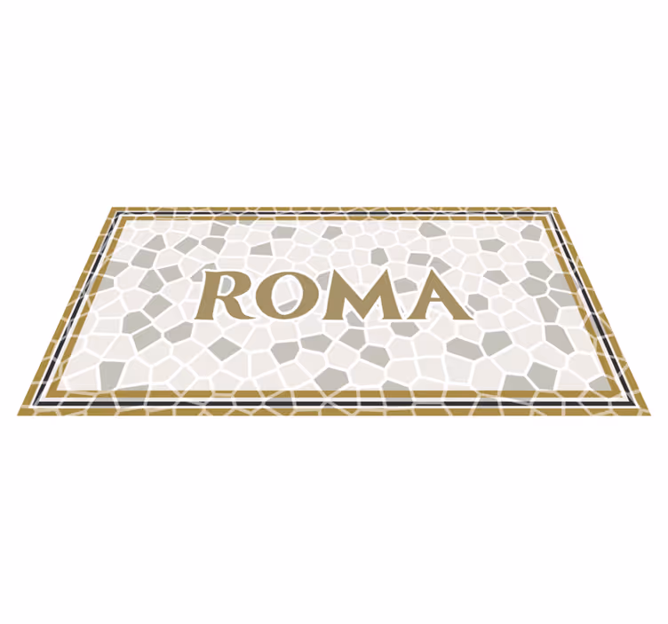 Roma roman mosaic custom koberec - TenStickers