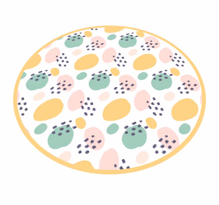 Pastelový koberec do obývacího pokoje - TenStickers