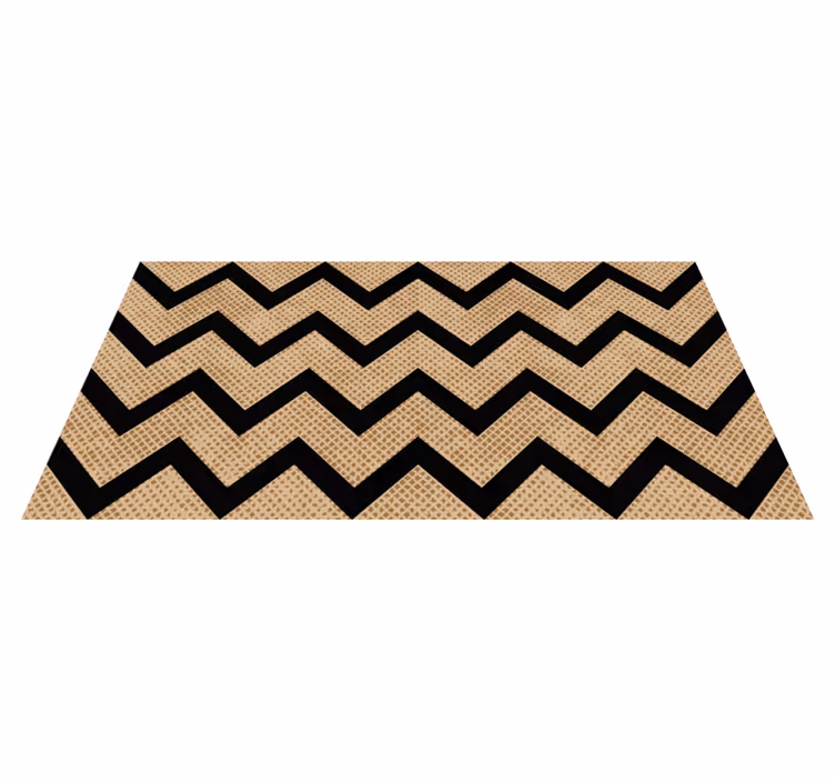 S texturou ve tvaru chevron Geometrický vinylový koberec - TenStickers