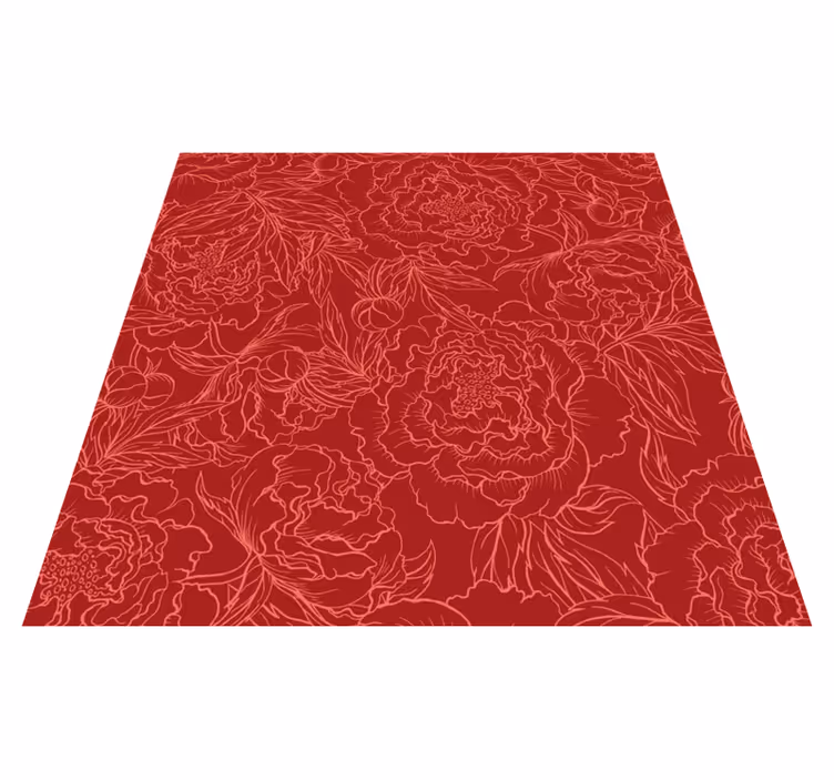 Moderní koberec v hollywood-regency rose design - TenStickers