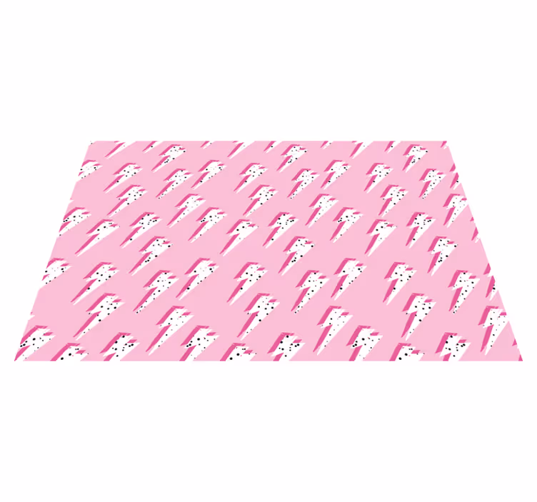 Růžový vinylový koberec pro teenagery - TenStickers