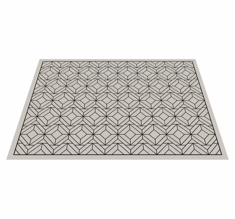 Geometrická koupelnová předložka Koupelnový vinylový koberec - TenStickers