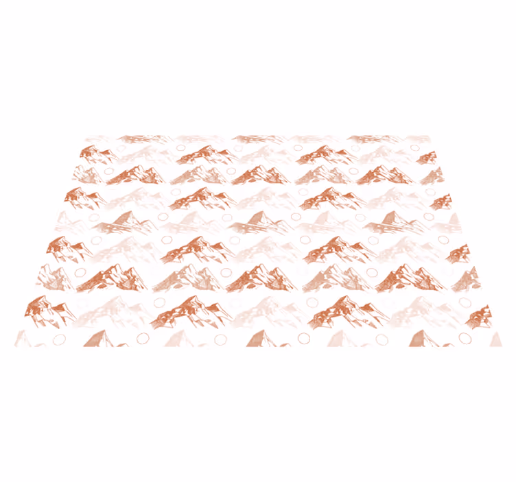 Horský vzor Přírodní vinylový koberec - TenStickers
