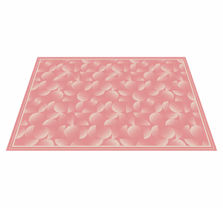 Pastelové půlkruhy s okrajovými geometrickými koberci - TenStickers