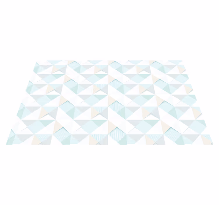Překrytí geometrickým vzorem Geometrický vinylový koberec - TenStickers