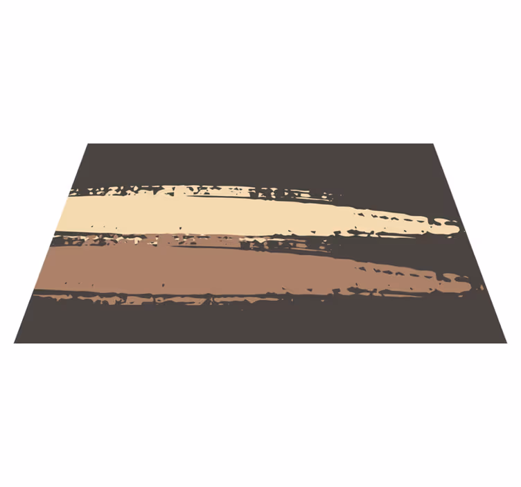 Abstraktní texturovaný pruh Hnědý vinylový koberec - TenStickers