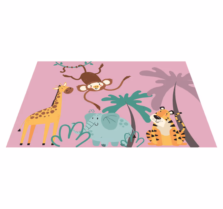 "boho" dětský koberec do džungle - TenStickers