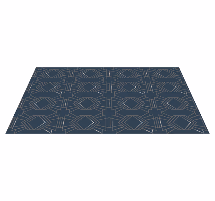 Geometrický vzorovaný povlak země vinylový koberec - TenStickers