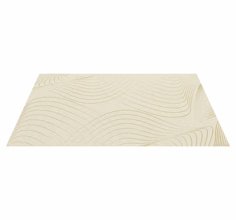 Tekoucí čárová grafika Minimalistický vinylový koberec - TenStickers