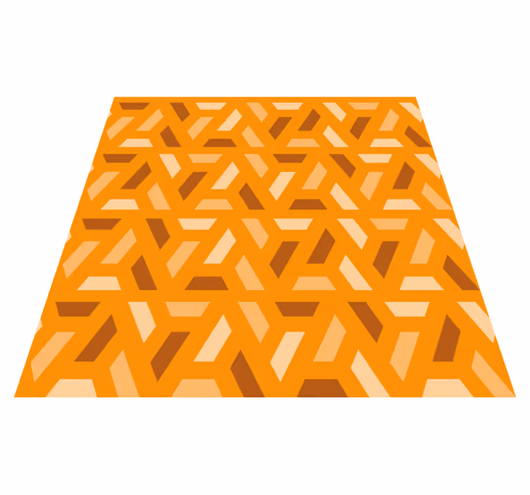 Moderní geometrické Vinylový koberec obývací pokoj - TenStickers