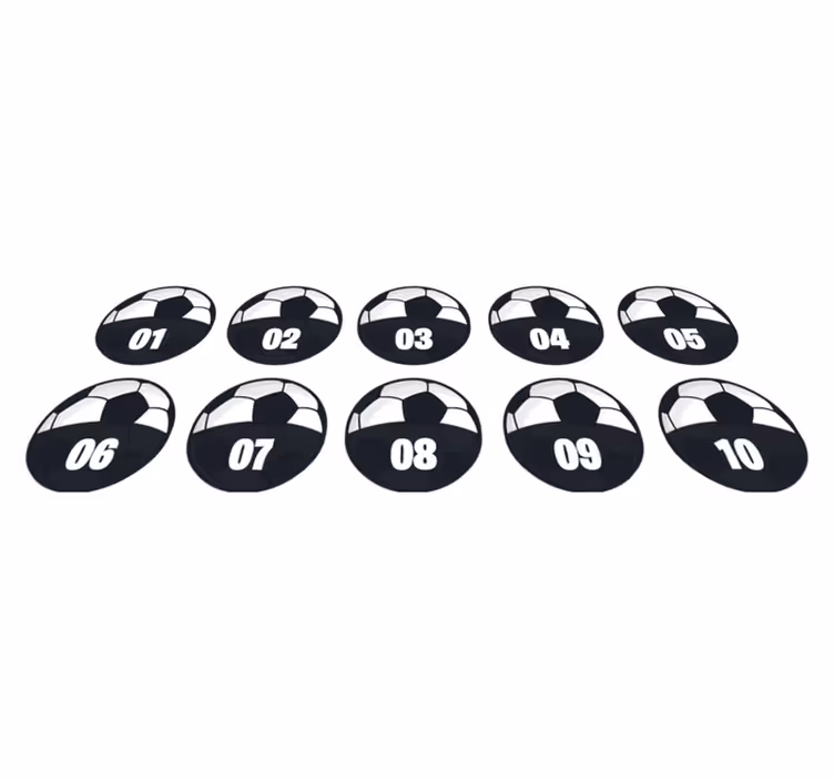 Fotbalový tréninkový balíček Vinylový koberec pro teenagery - TenStickers