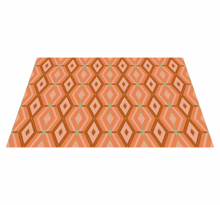 Harmonie geometrického vzoru Geometrický vinylový koberec - TenStickers