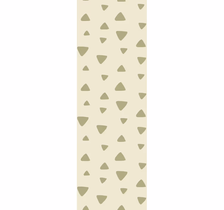 Jednoduchý béžový vzor Triangles tapeta - TenStickers