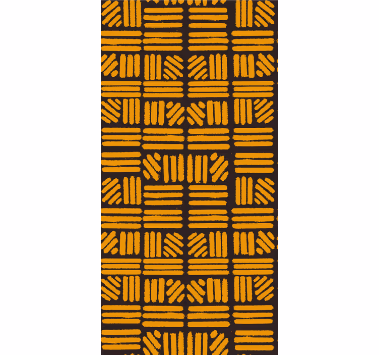 Geometrický blokový vzor Tapeta do koupelny - TenStickers