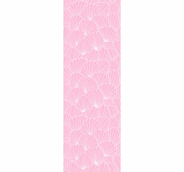 Měkké vzory okvětních lístků Květinový ornament tapeta - TenStickers