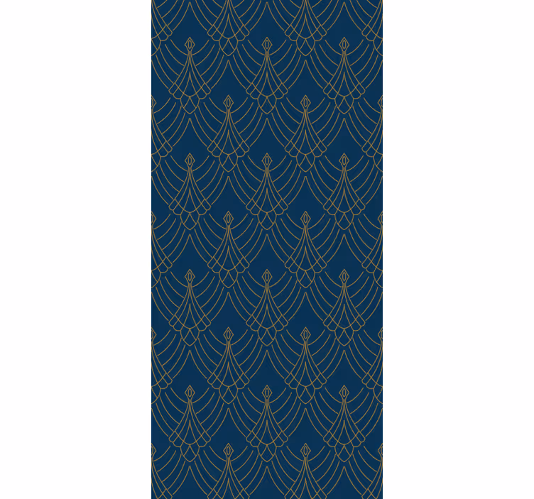Elegantní design listů Moderní tapeta - TenStickers