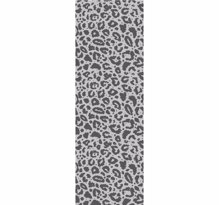 šedý styl tisku Leopardí tapeta - TenStickers