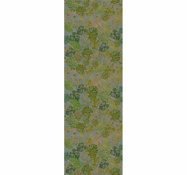 Zelený motiv monstera Dopisní tapeta - TenStickers