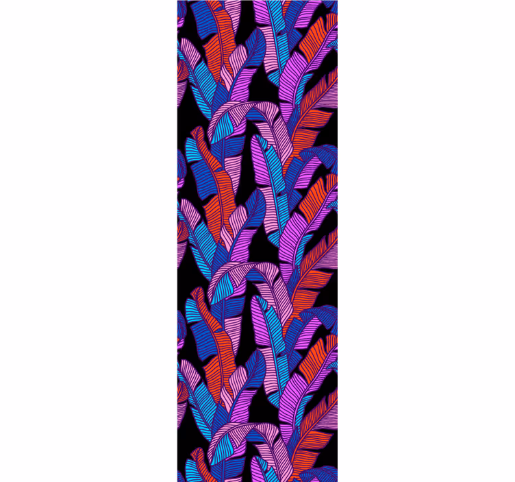 Velký živý motiv Květinový ornament tapeta - TenStickers