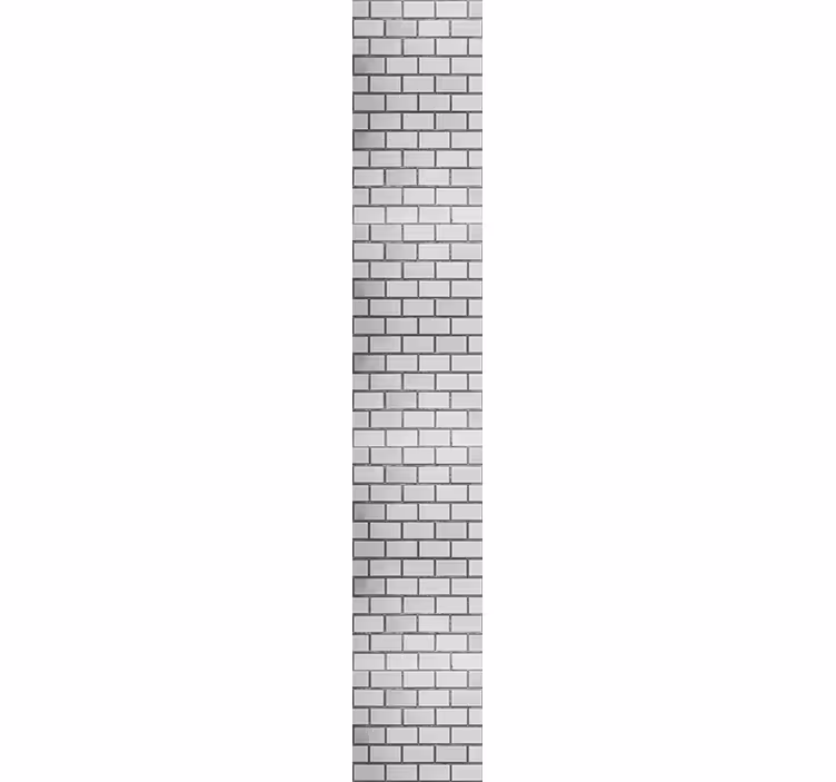 Klasický šedý motiv Cihlová tapeta - TenStickers