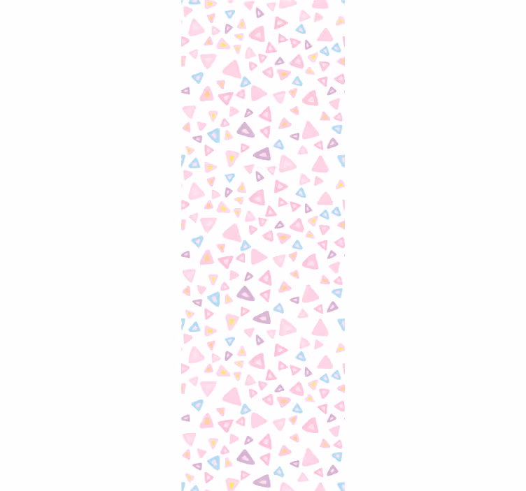 Pastelový trojúhelníkový vzor Triangles tapeta - TenStickers