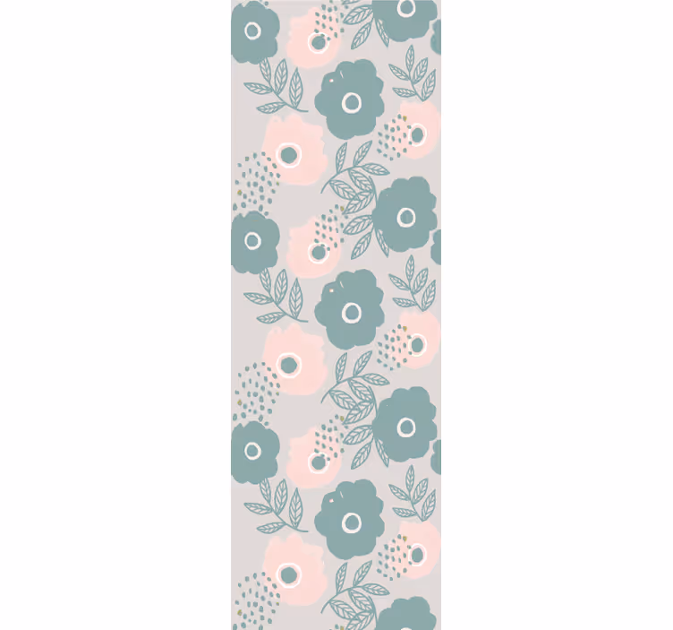 Měkké vzory Květinový ornament tapeta - TenStickers