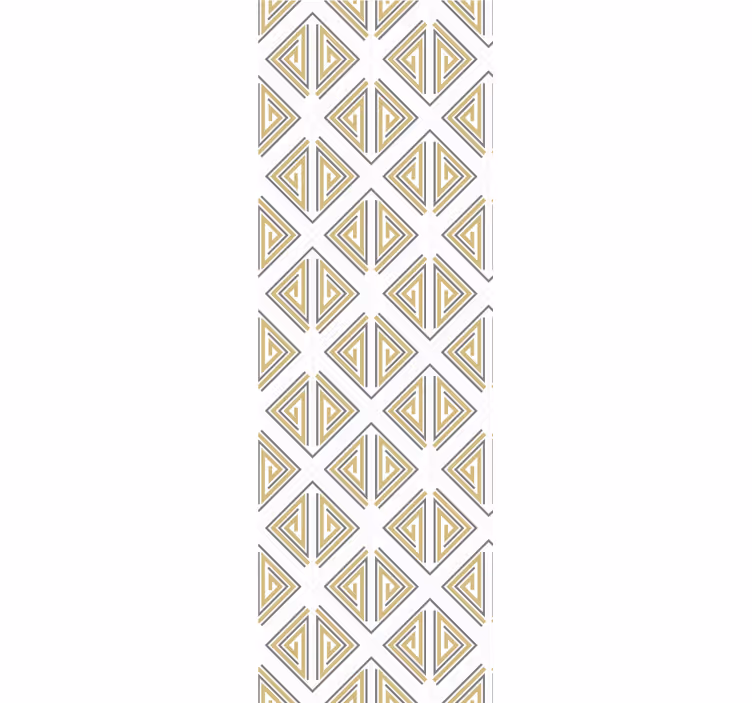 Stylizované trojúhelníkové vzory Geometrická tapeta - TenStickers
