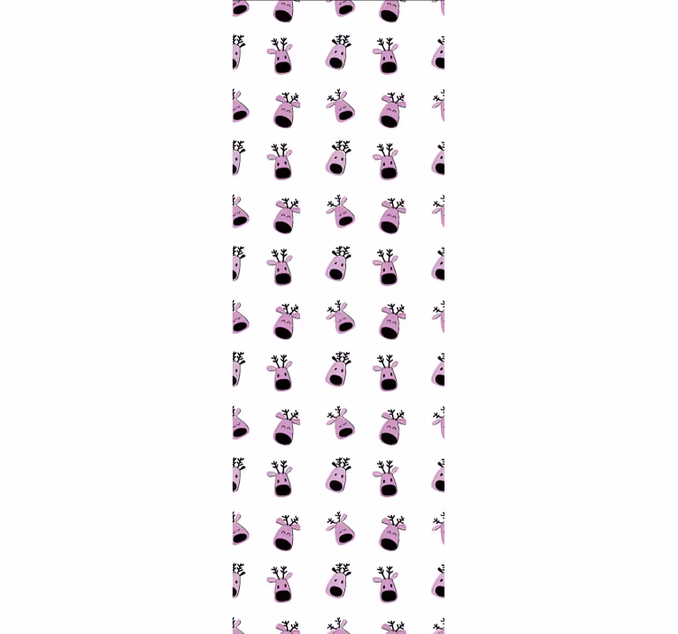 šťastné sobí tváře Zvířecí tapeta - TenStickers