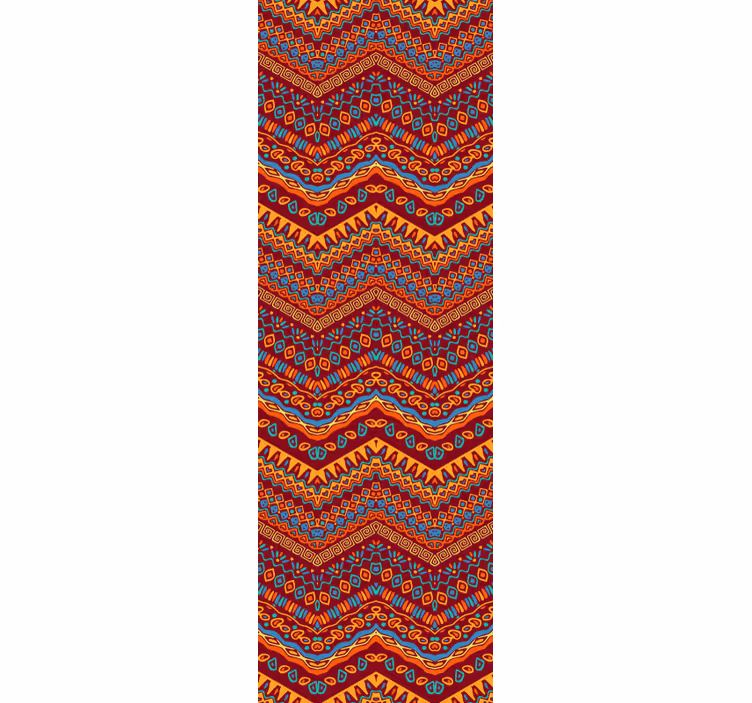 Zářivý geometrický vzor Tapeta do obývacího pokoje - TenStickers